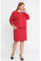 Платье "Лина" 52110 (Красный меланж)