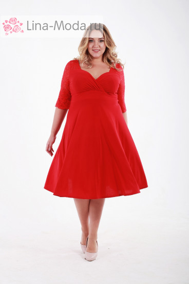 Платье 1111403 ЛаТэ (Красный)